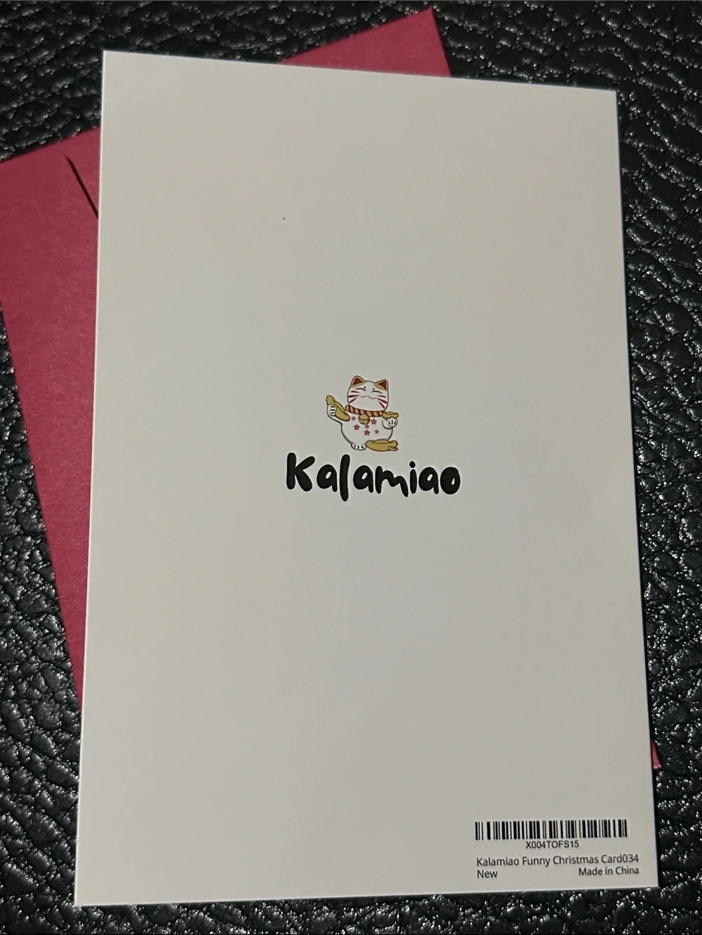 Merry Christmas Card with Snowman Illustration - Blue & White